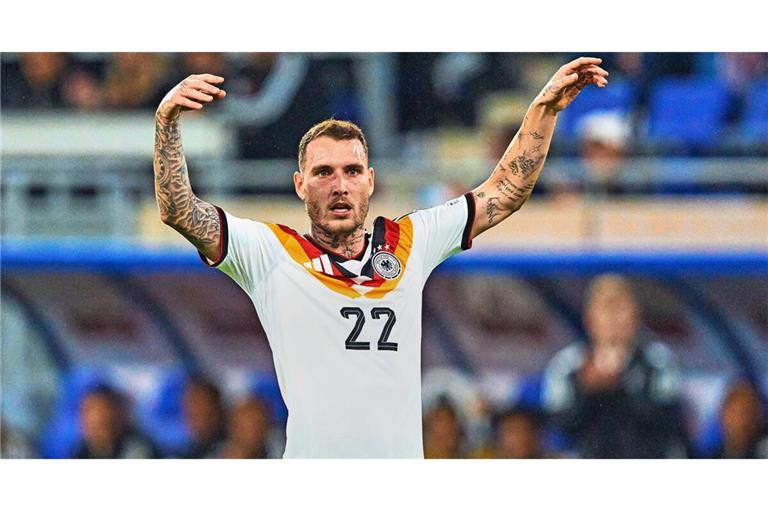 Verteidiger David Raum und die deutsche Nationalmannschaft können sich gegen die Slowakei keine Niederlage erlauben.