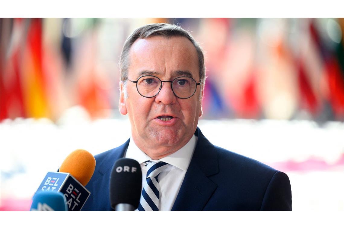 Pistorius: Partner werden Ukraine militärisch weiter stärken Verteidigungsminister Boris Pistorius (Archivbild).