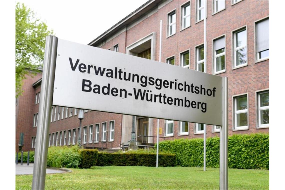 Verwaltungsgerichtshof Baden-Württemberg. Foto: Uwe Anspach/Archivbild