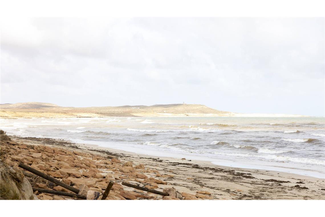 Verwüstete Küstenlandschaft in Australien.