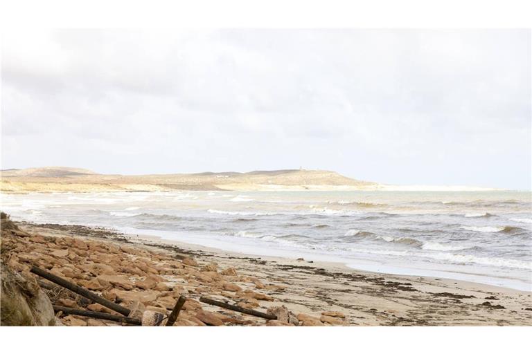 Verwüstete Küstenlandschaft in Australien.