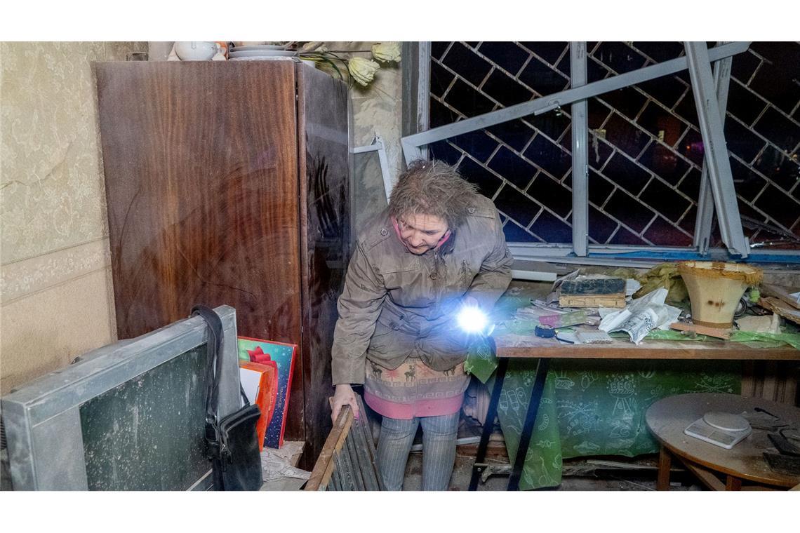 Verwüstung nach russischem Luftangriff