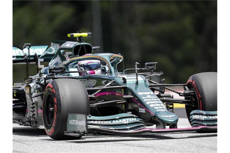 Vettel kam in der Qualifikation zum Großen Preis von Spielberg nicht über den 14. Platz hinaus. Foto: Darko Vojinovic/AP/dpa