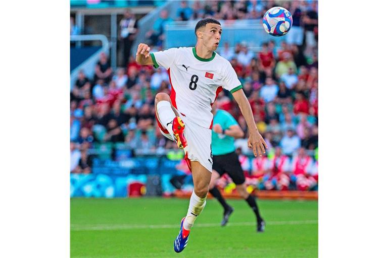 VfB-Offensivkraft Bilal El Khannouss hat mit Marokko die WM-Tickets bereits in der Tasche.