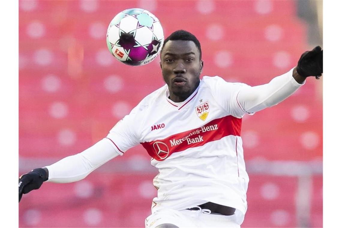 Afrika-Experte: Silas Katompa Mvumpa kein Einzelfall VfB-Profi Silas Katompa Mvumpa in Aktion. Foto: Tom Weller/dpa/Archivbild