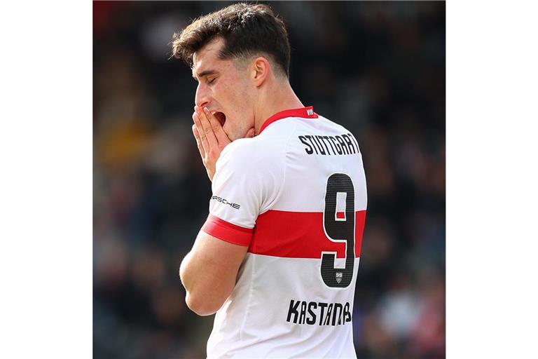 VfB-Stürmer Thomas Kastanaras ist derzeit verletzt.