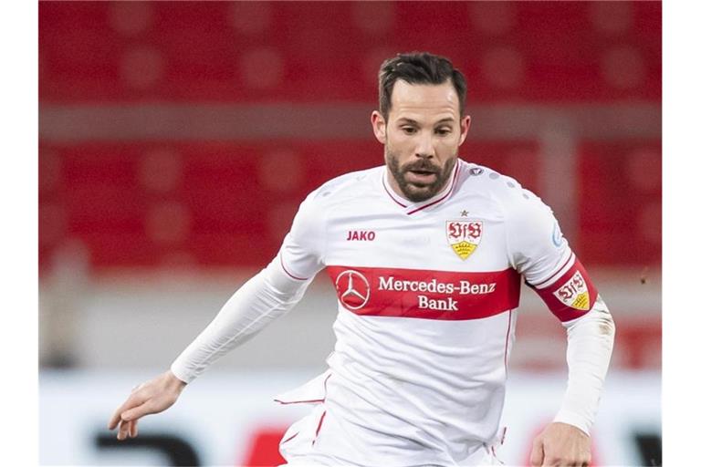 VfB Stuttgarts Kapitän Gonzalo Castro in Aktion. Foto: Tom Weller/dpa/Archivbild