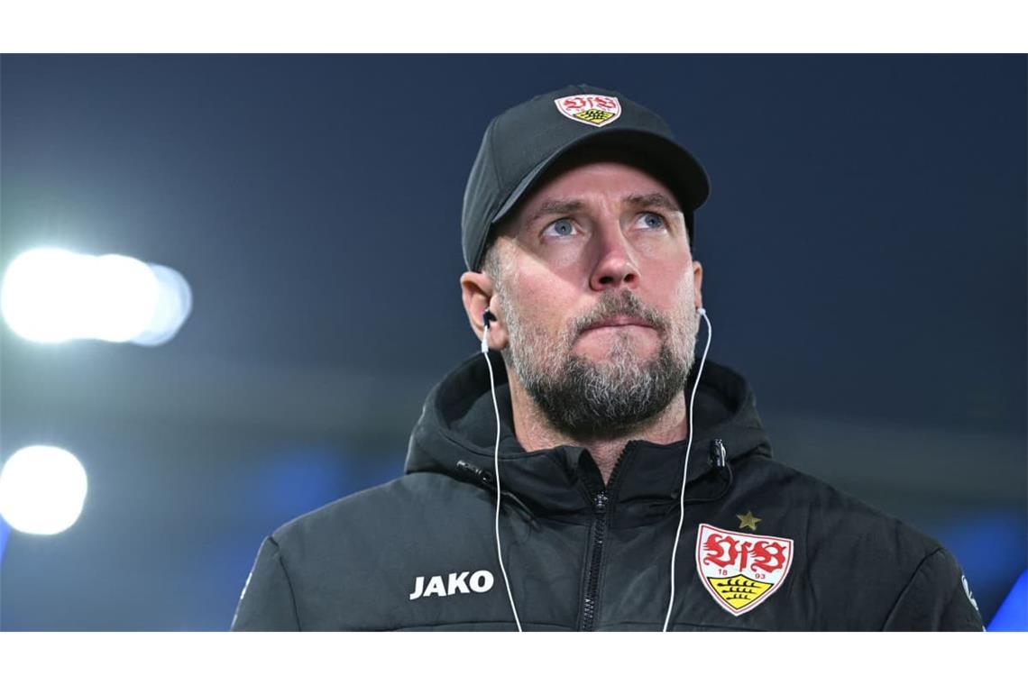 VfB-Trainer Sebastian Hoeneß.