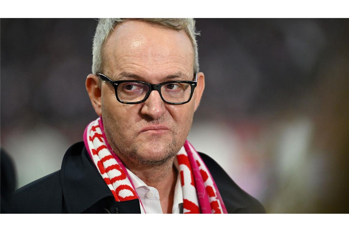 VfB-Vorstandschef Wehrle hat seinem Ärger Luft gemacht.