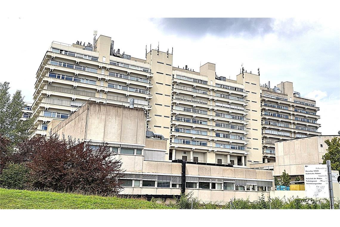 Viel Beton auf dem Uni-Campus in Stuttgart-Vaihingen.