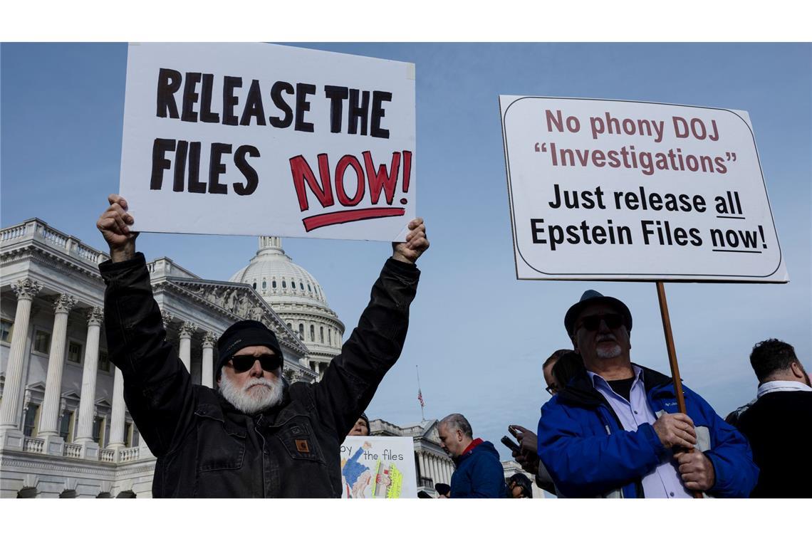 Viele Amerikaner fordern seit langem eine Offenlegung der Epstein-Akten.