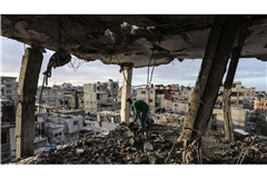 Viele Gebäude in Rafah wurden durch israelische Luftangriffe zerstört.