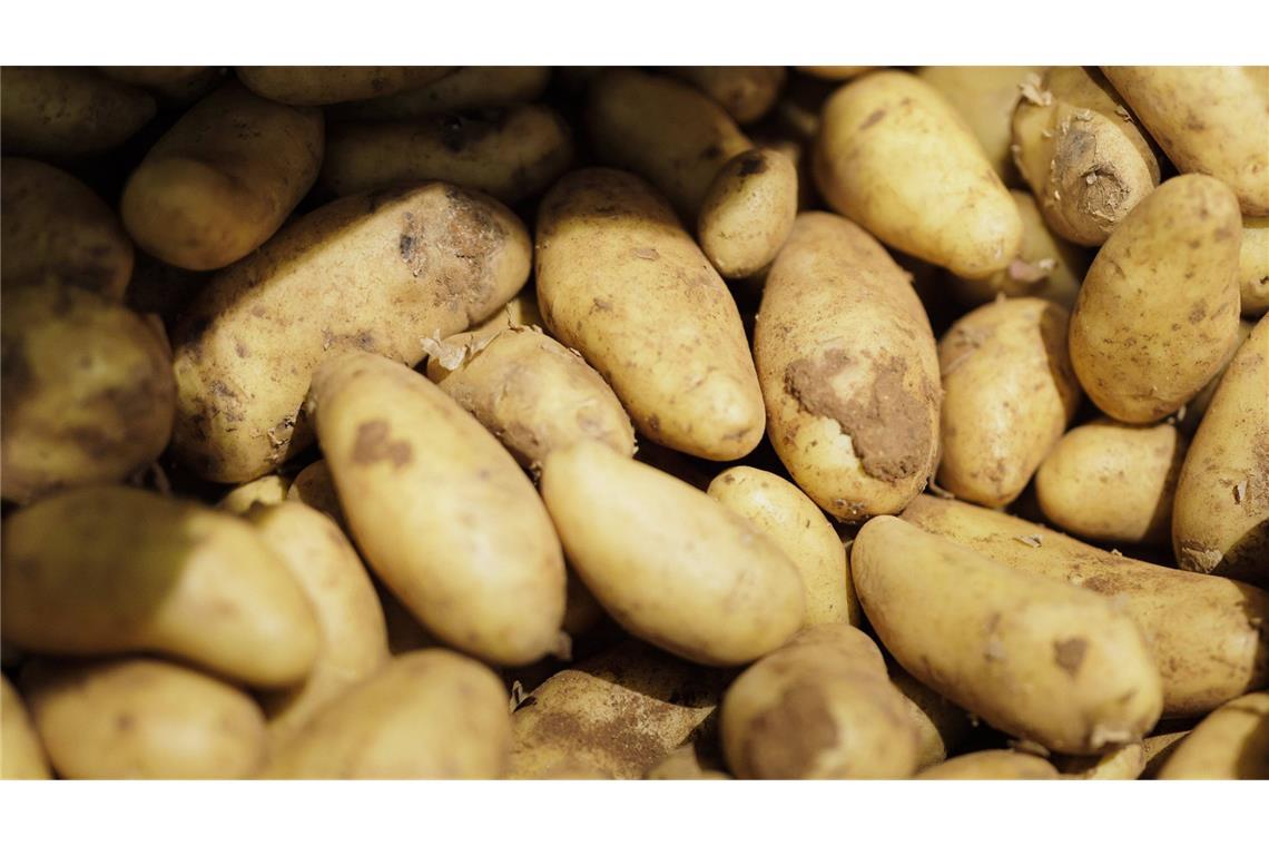 Viele Kartoffeln landeten auf der Straße (Symbolbild).