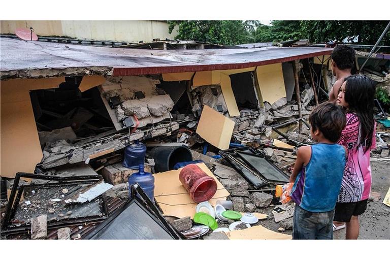 Viele Menschen verloren ihre Häuser.