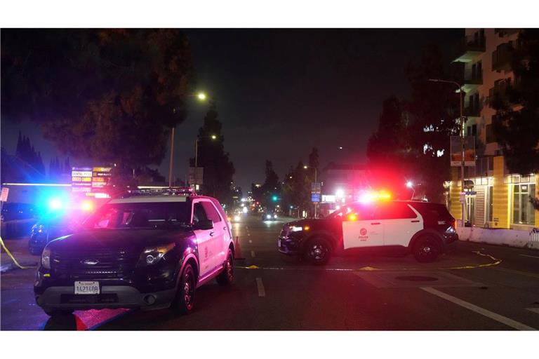 Viele Menschen wurden verletzt, als ein Auto vor einem Club in Hollywood in die Menge fuhr.