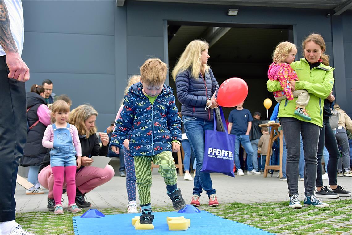 Viele Mitmachaktionen für die Kids sind auf der Messe geboten. Leistungs- und Er...