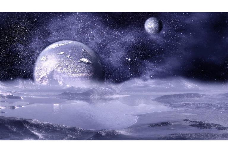 Viele Supererden, so die Vermutung, sind Wasserwelten, die vollständig von Ozeanen bedeckt sind, die Hunderte von Kilometern tief sein können.
