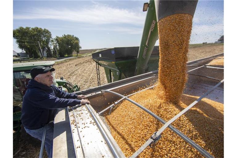 Viele US-amerikanische Farmer hoffen auf ein baldiges Ende des Handelskrieges mit China. Foto: Wang Ying/XinHua/dpa