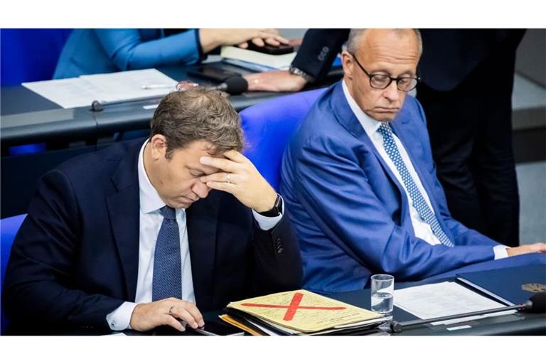 Viel&nbsp; internes Kopfzerbrechen für Lars Klingbeil (SPD) und Friedrich Merz (CDU) – kommt noch eine Ansage vor dem Wahlsonntag?