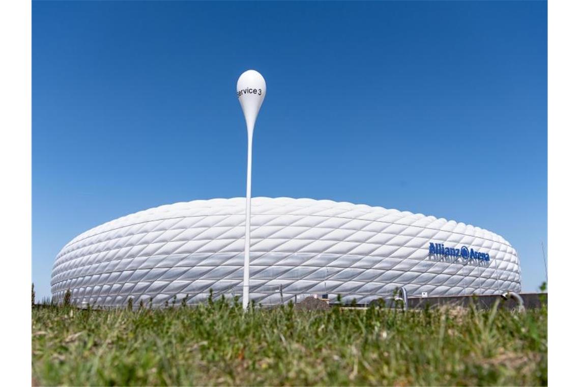 Vier Spiele der Fußball-EM werden in der Münchner Allianz Arena ausgetragen. Foto: Matthias Balk/dpa