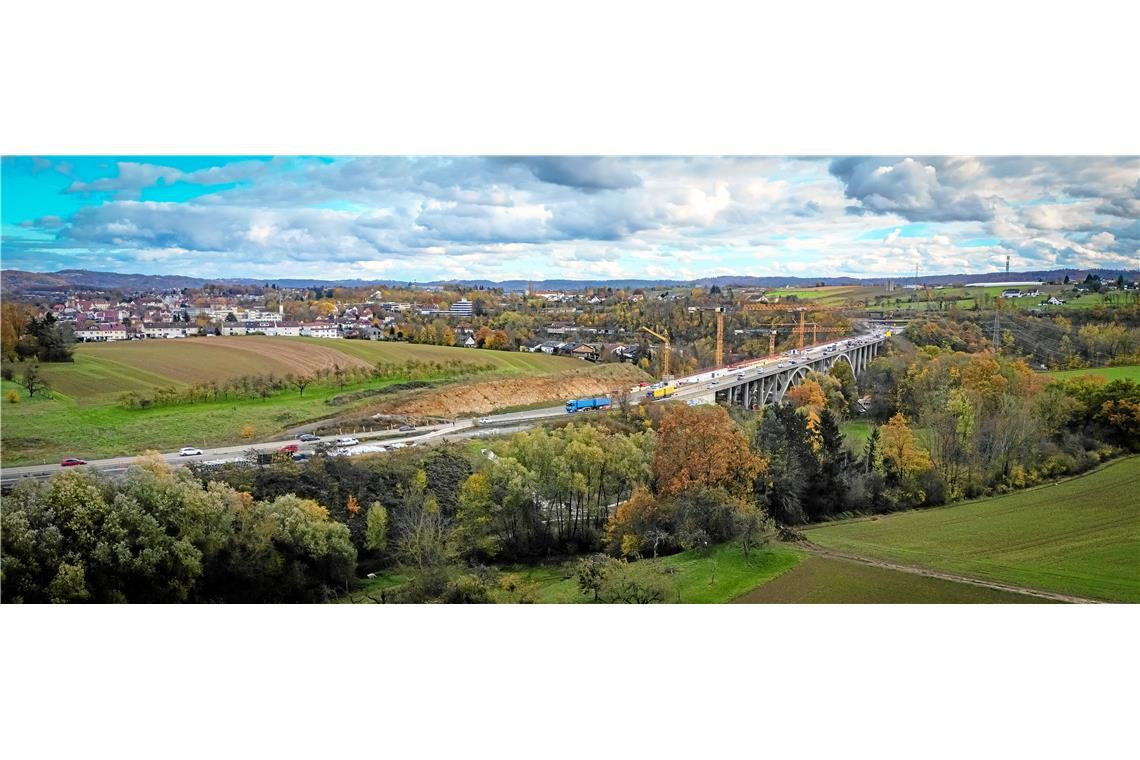 Vierspuriger Ausbau der B14 bis Backnang-West