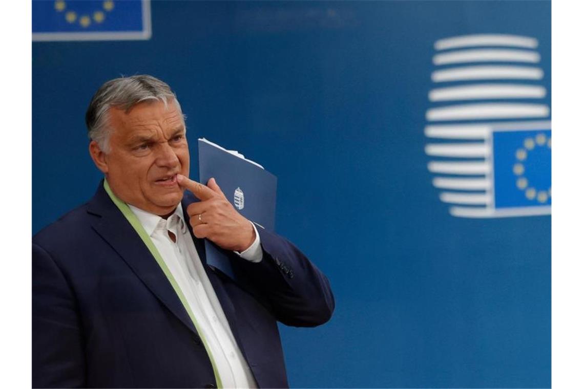 Viktor Orban, Ministerpräsident von Ungarn, hat Ärger mit der EU-Kommission. Foto: Olivier Matthys/Pool AP/dpa