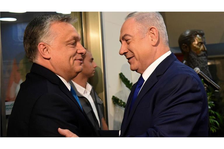 Viktor Orban und Benjamin Netanjahu. (Archivbild)