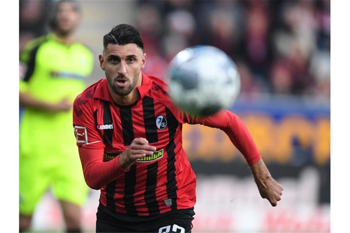 Vincenzo Grifo vom SC Freiburg in Aktion. Foto: Patrick Seeger/dpa/Archivbild