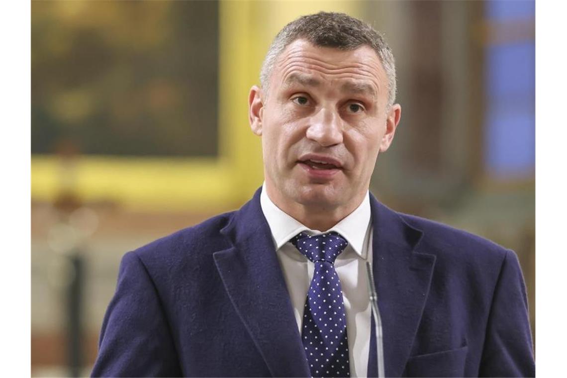 Vitali Klitschko, Oberbürgermeister von Kiew, hat eine klare Meinung zur Lobby-Arbeit von Altbundeskanzler Gerhard Schröder. Foto: Jan Woitas/dpa-Zentralbild/dpa