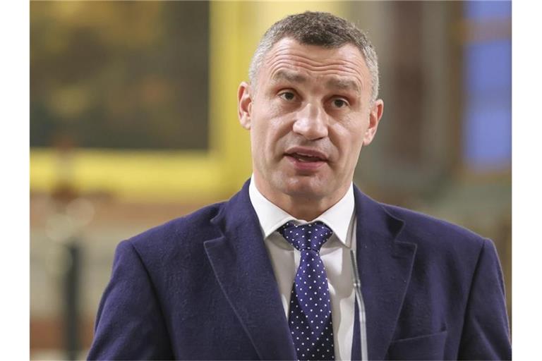 Vitali Klitschko, Oberbürgermeister von Kiew, hat eine klare Meinung zur Lobby-Arbeit von Altbundeskanzler Gerhard Schröder. Foto: Jan Woitas/dpa-Zentralbild/dpa