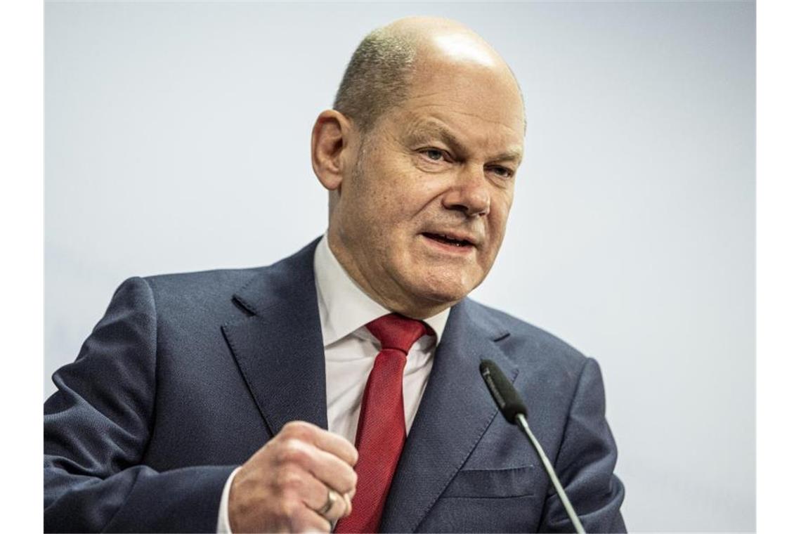 Vizekanzler und SPD-Kanzlerkandidat Olaf Scholz. Foto: Fabian Sommer/dpa/Archiv