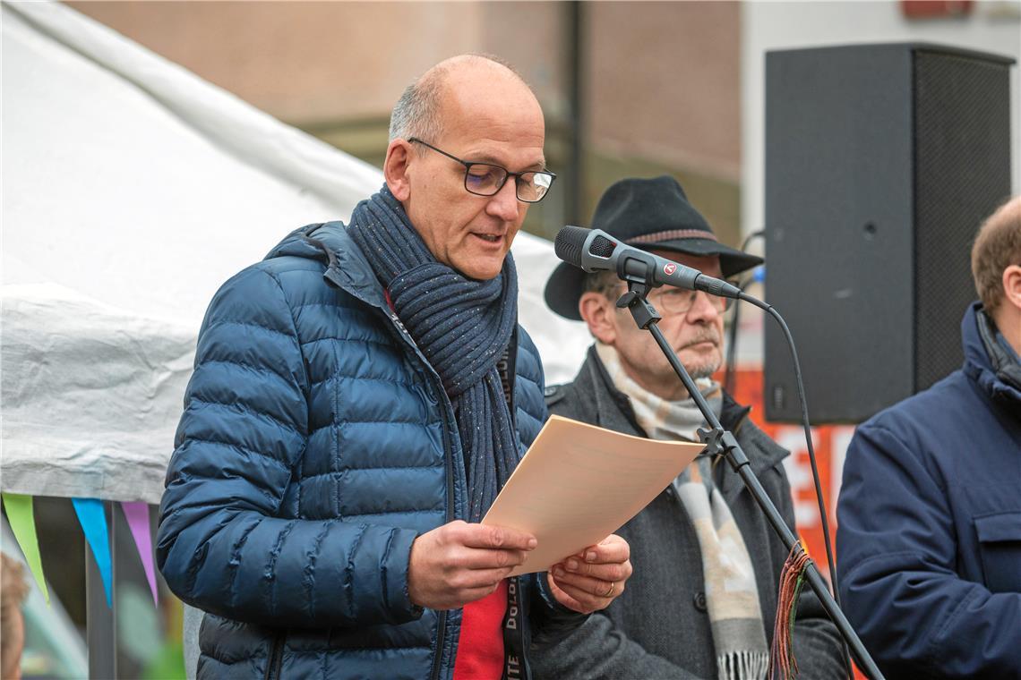 v.L. BM Bernd Bühler, BM Christoph Jäger