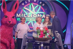 V.l.: Uta Schuchardt, Elisabeth Jakubowski, Anna Schuchardt und Günther Jauch