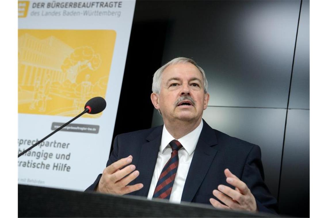 Volker Schindler, Bürgerbeauftragter des Landes Baden-Württemberg. Foto: Sina Schuldt/Archivbild