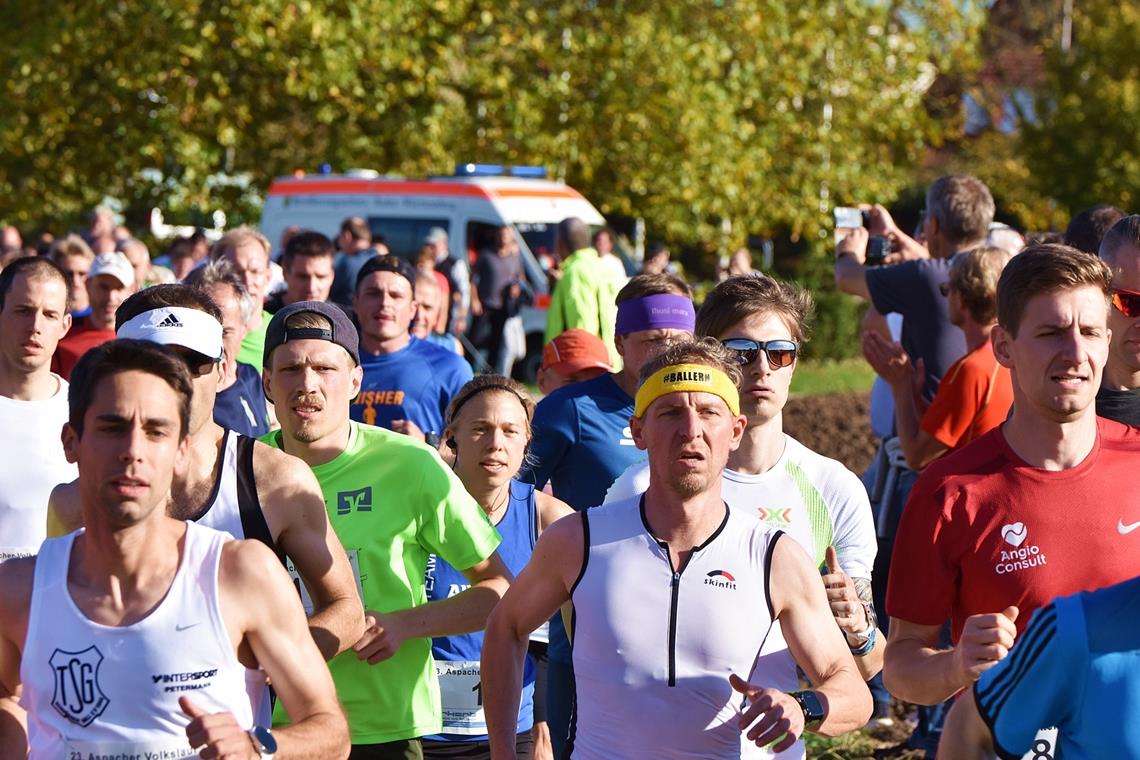 Volkslauf in Aspach, Foto T.Sellmaier