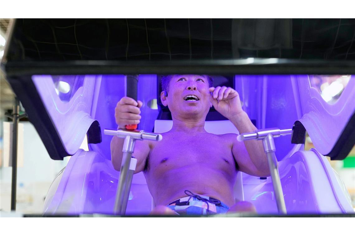 Vollautomatische Waschmaschine für Menschen