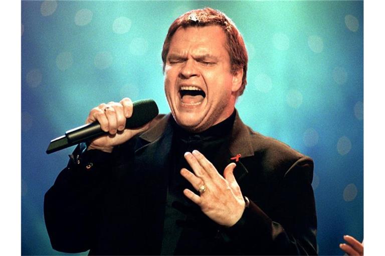 Voller Einsatz: Meat Loaf 1999 in Böblingen. Der Rockmusiker starb im Alter von 74 Jahren. Foto: Norbert Försterling/dpa