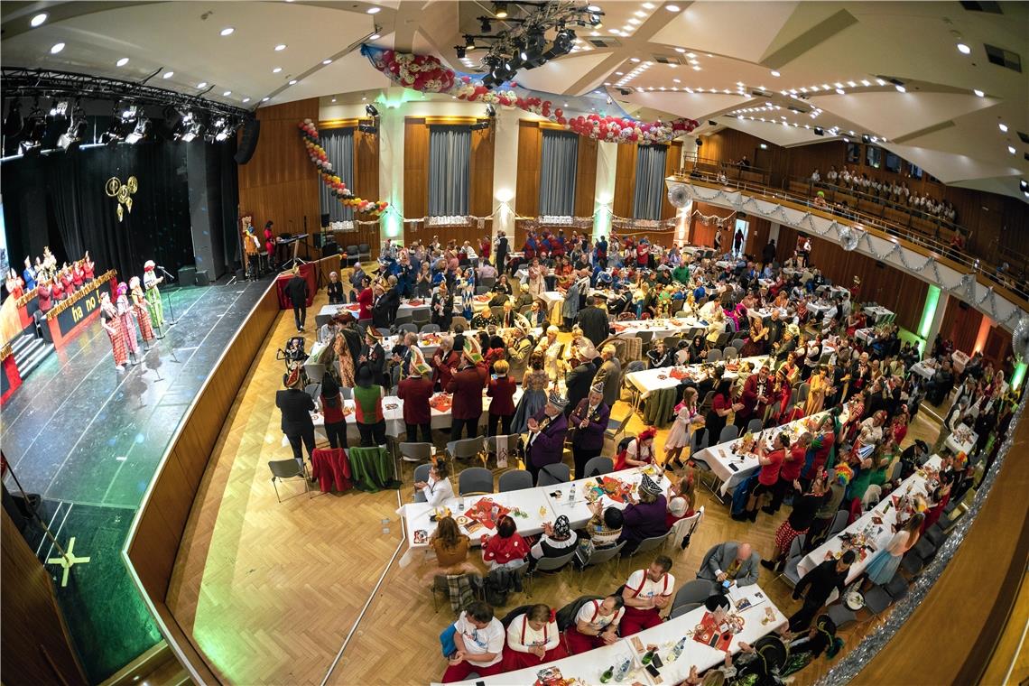 Volles Haus bei der großen BKC-Prunksitzung im Backnanger Bürgerhaus