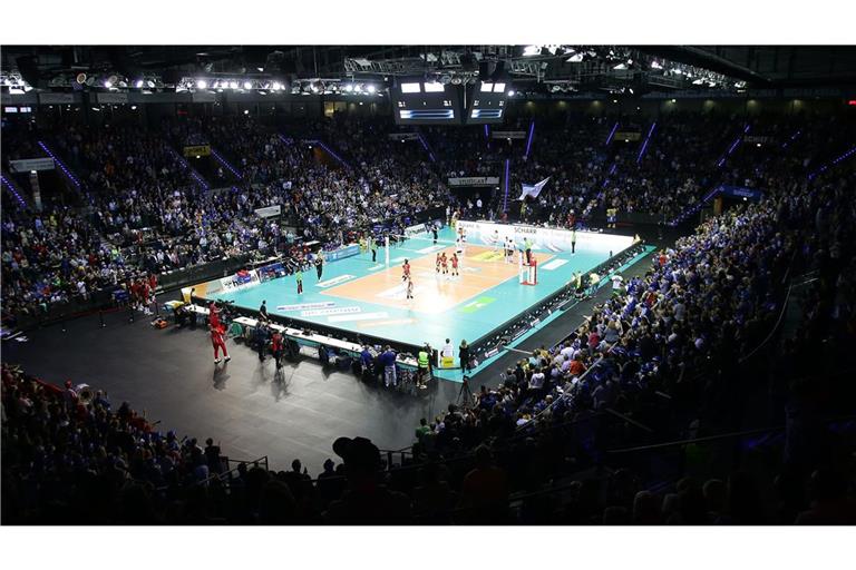 Volleyball im Fokus: Die Porsche-Arena wird auch beim nächsten Supercup mit Sicherheit sehr gut gefüllt sein.
