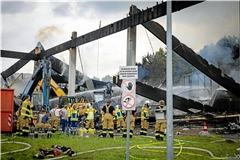 Vom Gebäude ist nicht mehr viel übrig. Foto: Alexander Becher