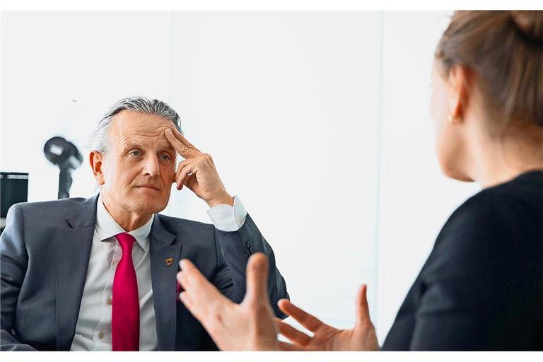 Von 9 bis 21 Uhr hat Oberbürgermeister Nopper am Samstag Stuttgarterinnen und Stuttgartern zugehört.