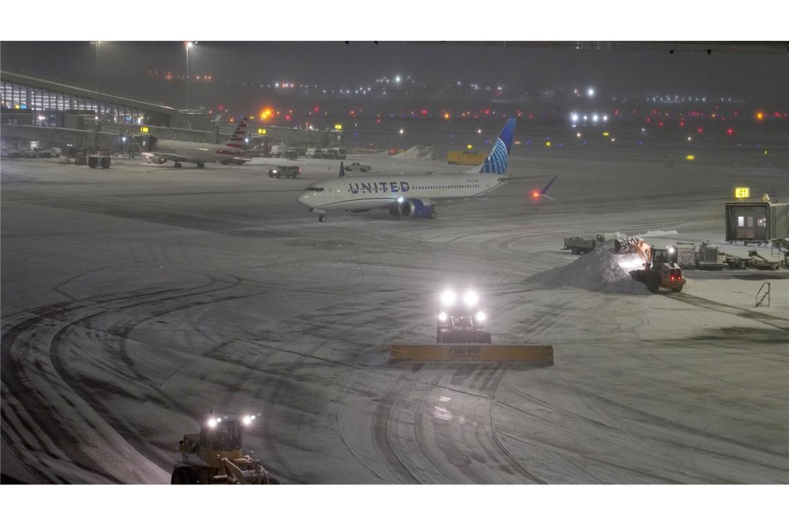 Wintersturm im Nordosten der USA: Hunderte Flüge gestrichen
