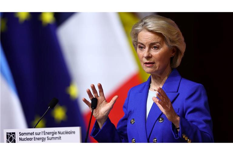 Von der Leyen hat es als einen strategischen Fehler bezeichnet, dass Europa sich von der Kernenergie abgewendet hat.