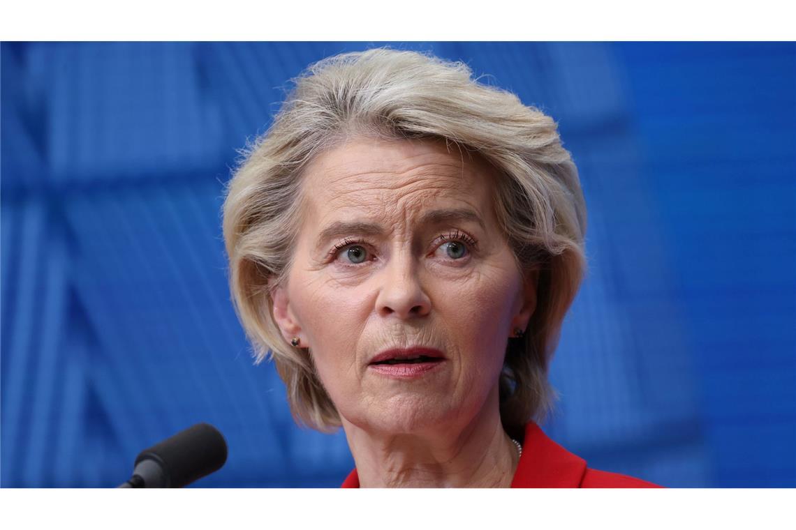 Von der Leyen räumt Fehler in der Arktis ein.