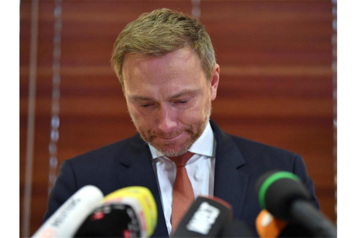 FDP-Chef Lindner: „Skrupellosigkeit der AfD unterschätzt“ Von der „Skrupellosigkeit der AfD“ überrumpelt: FDP-Chef Christian Lindner am Tag nach der Thüringer Ministerpräsidentenwahl. Foto: Martin Schutt/dpa-Zentralbild/dpa