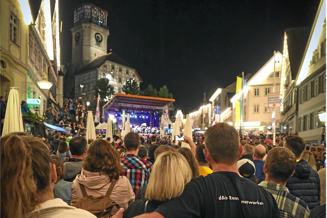 Von Freitag bis Montag befindet sich Backnang im Ausnahmezustand. Foto: Alexander Becher