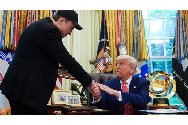 Von Freunden zu öffentlichem Angriff: Präsident Donald Trump und Tech-Milliardär Elon Musk.