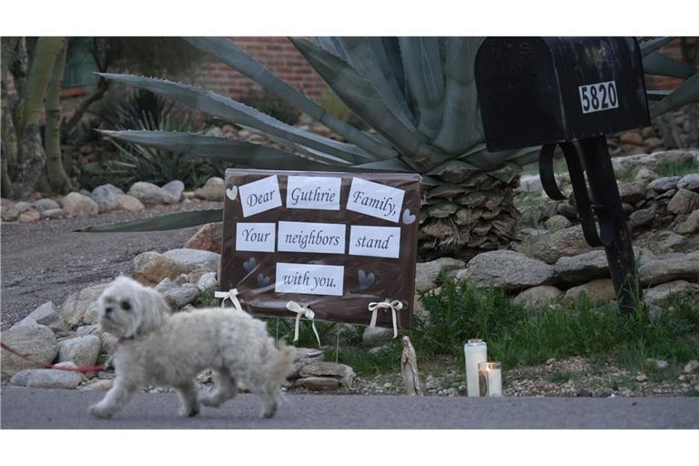 Von Guthrie, der Mutter der US-Fernsehmoderatorin Savannah Guthrie, fehlt seit Ende Januar jede Spur.