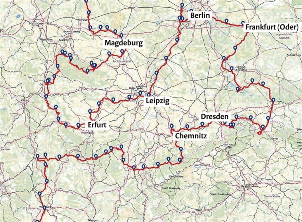 Von Heinkensbüttel nach Backnang: Diese Strecke hat Mohr bereits zurückgelegt.