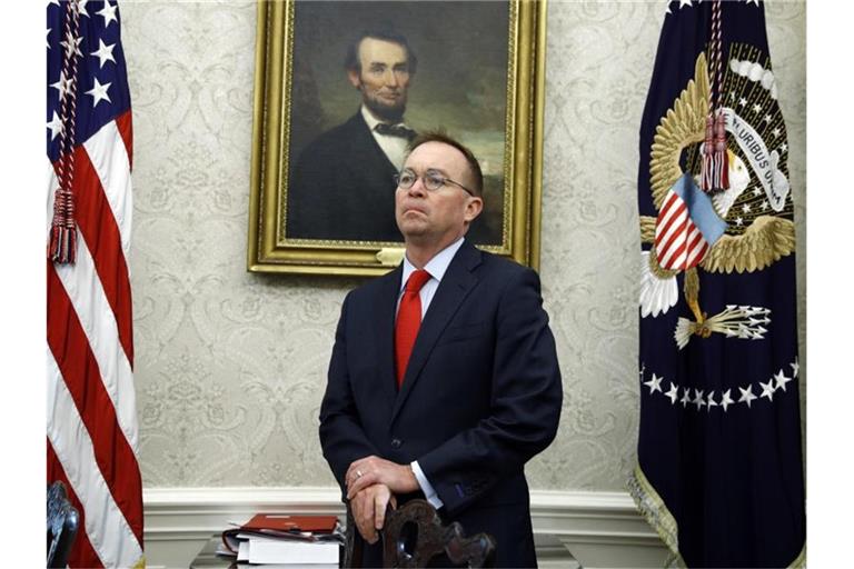 Von Trump versetzt: Mick Mulvaney. Foto: Patrick Semansky/AP/dpa